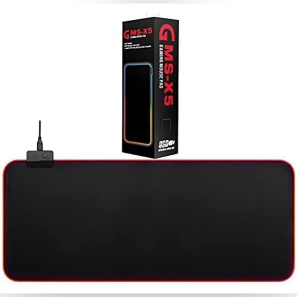 GMS-X5 7 Colors Symphony Glowing Gaming Mouse Pad, 14 Spectral Backlight… - Picture 1 of 11